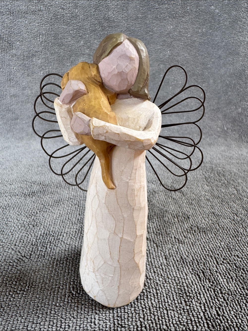 Willow Tree ‘Angel of Friendship’ 1999 Susan Lordi Demdaco Puppy Love